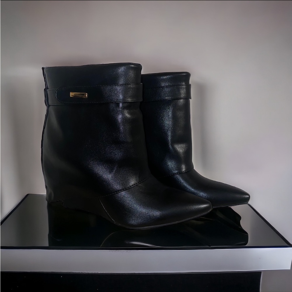 Women’s Mini Sleeve Booties Heeled Boots/Shoes, Size 8 for Women